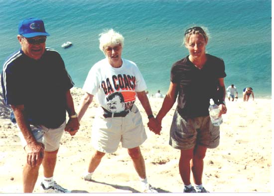 Tom, Pat & Leigh on the Dunes